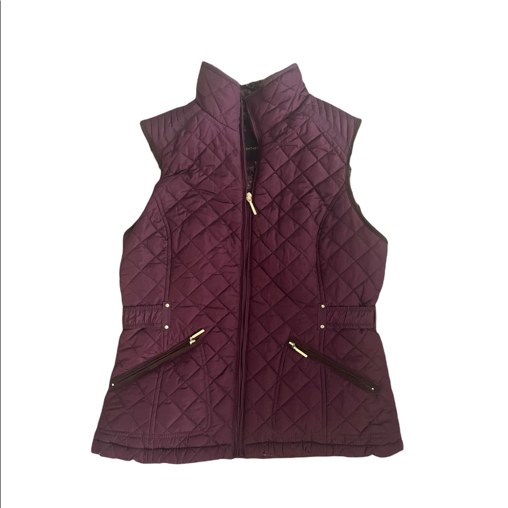 Weatherproof Plum Zipper Vest
